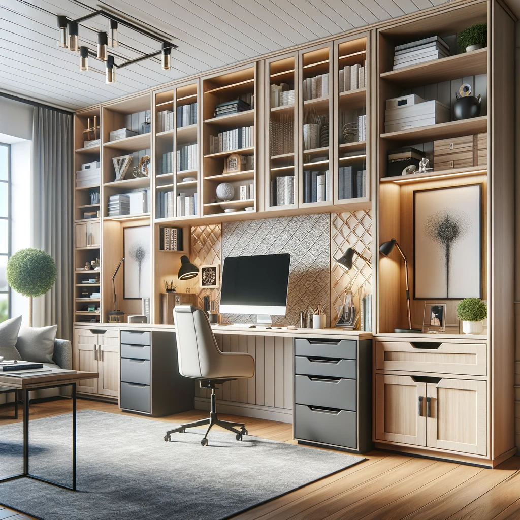 Optimize Your Home Office with Custom Cabinetry Solutions